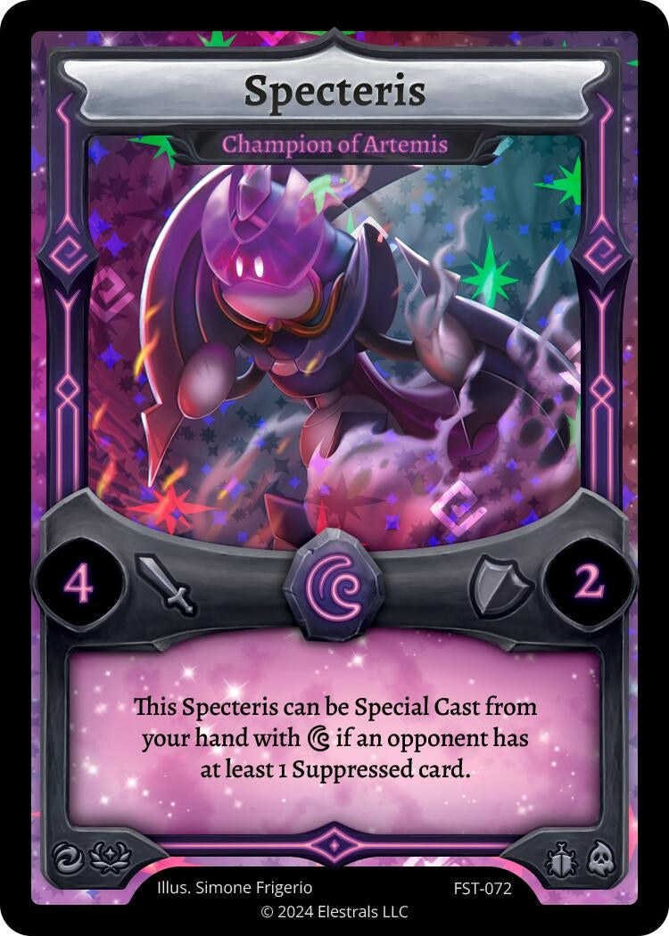 Image for Specteris - Champion of Artemis (FST-072) (Divine Champions: Firestorm) - Elestrals