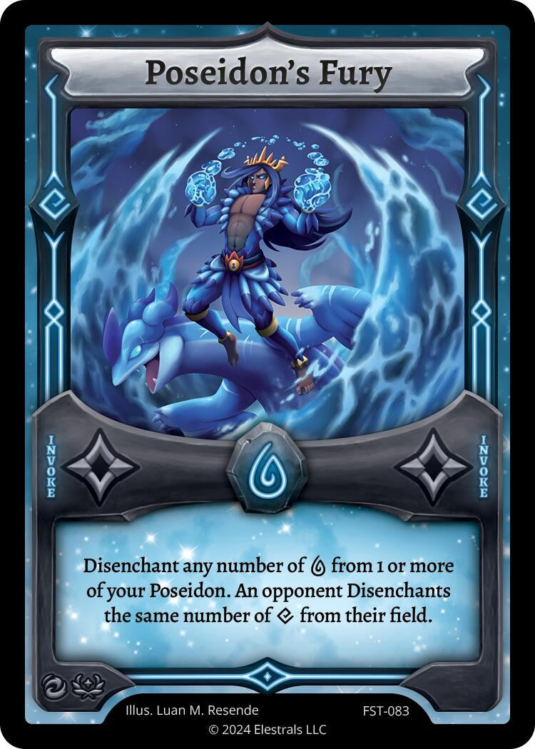 Image for Poseidon's Fury (FST-083) (Divine Champions: Firestorm) - Elestrals