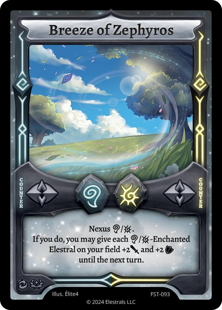 Image for Breeze of Zephyros (FST-093) (Divine Champions: Firestorm) - Elestrals