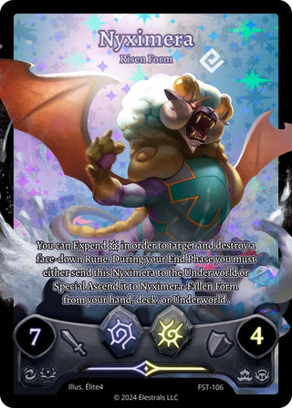 Image for Nyximera - Risen Form (Full Art) (FST-106) (Divine Champions: Firestorm) - Elestrals