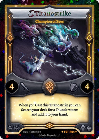 Image for Titanostrike - Champion of Zeus (Stellar) (FST-R04) (Divine Champions: Firestorm) - Elestrals