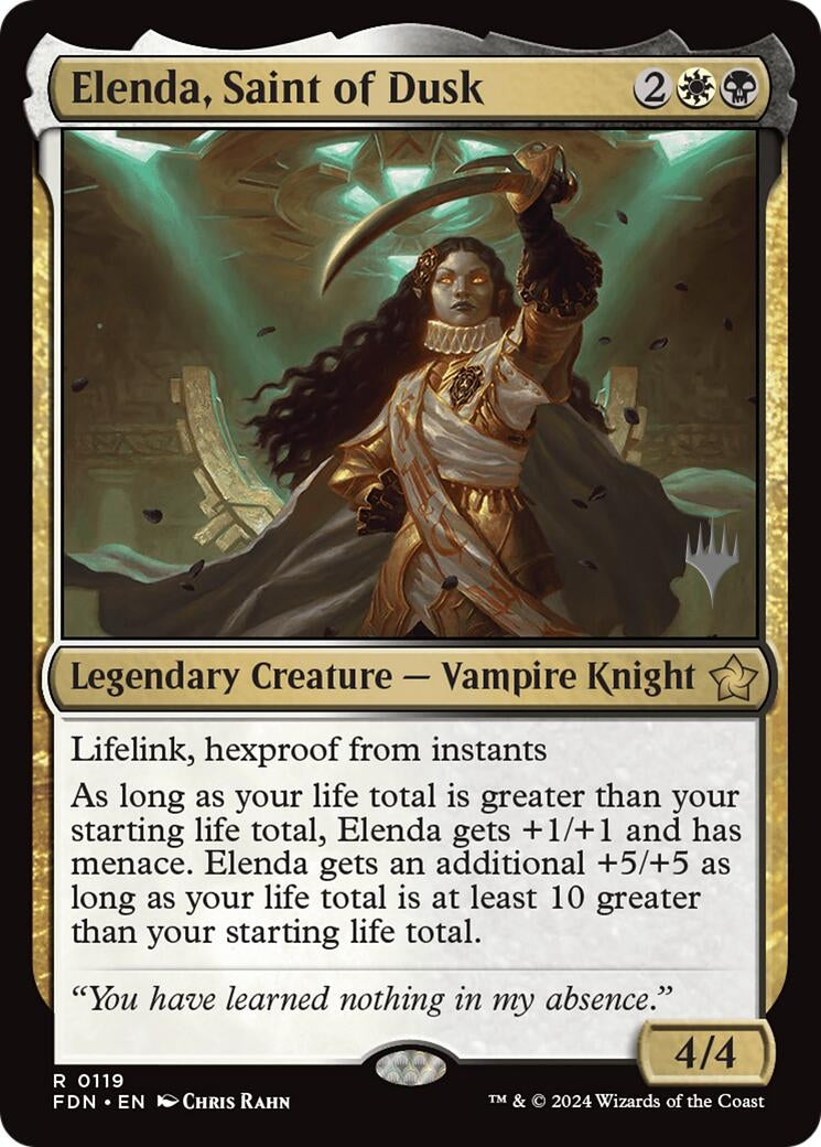 Image for Elenda, Saint of Dusk (119) (Promo Pack: Aetherdrift) - Magic: The Gathering