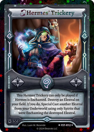 Image for Hermes' Trickery (Stellar) (FST-R12) (Divine Champions: Firestorm Starter Decks) - Elestrals