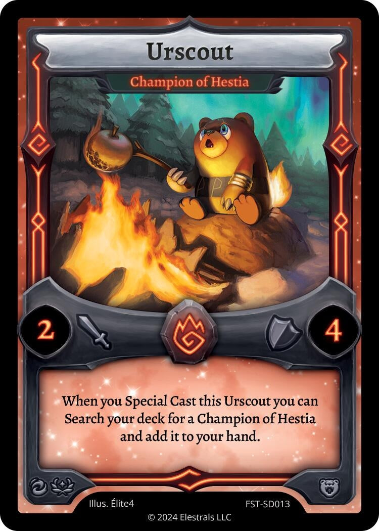 Image for Urscout - Champion of Hestia (FST-SD013) (Divine Champions: Firestorm Starter Decks) - Elestrals