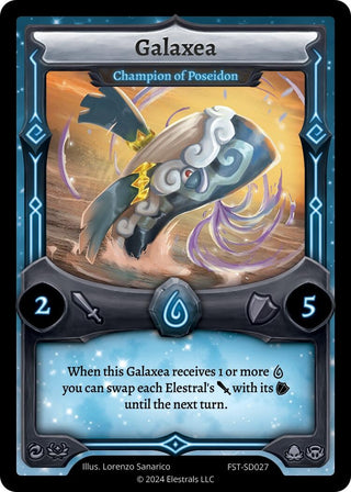 Image for Galaxea - Champion of Poseidon (FST-SD027) (Divine Champions: Firestorm Starter Decks) - Elestrals
