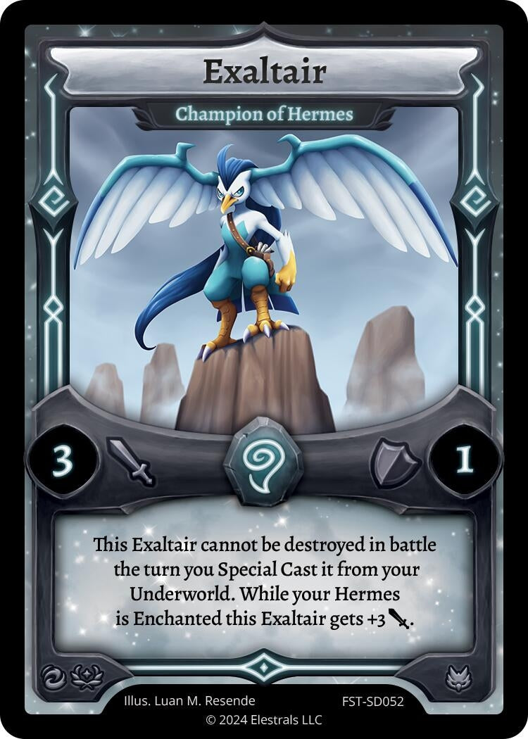 Image for Exaltair - Champion of Hermes (FST-SD052) (Divine Champions: Firestorm Starter Decks) - Elestrals