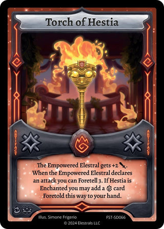 Image for Torch of Hestia (FST-SD066) (Divine Champions: Firestorm Starter Decks) - Elestrals