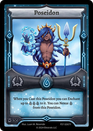 Image for Poseidon (FST-SD071) (Divine Champions: Firestorm Starter Decks) - Elestrals