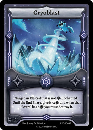 Image for Cryoblast (FST-SD093) (Divine Champions: Firestorm Starter Decks) - Elestrals