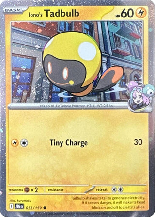 Image for Iono's Tadbulb - 052/159 (Cosmos Holo) (052/159) (Miscellaneous Cards & Products) - Pokemon