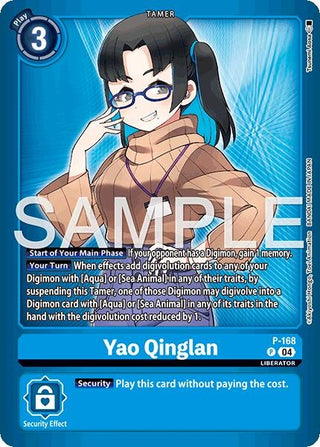 Image for Yao Qinglan (P-168 P) (Limited Card Pack -Billion Bullet-) - Digimon Card Game
