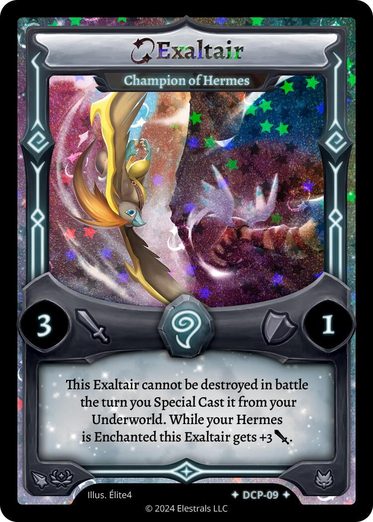 Image for Exaltair - Champion of Hermes (Stellar) (DCP-09) (Divine Champions: Firestorm Promos) - Elestrals