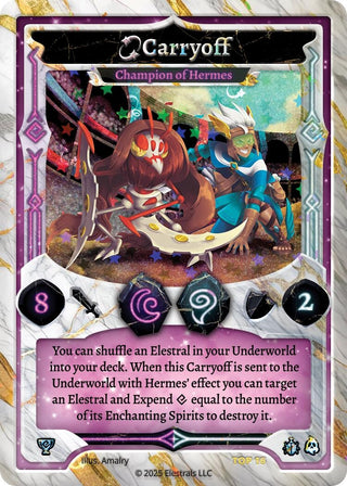 Image for Carryoff - Champion of Hermes (Stellar) (TOP 16) (Elestrals Premier Packs) - Elestrals