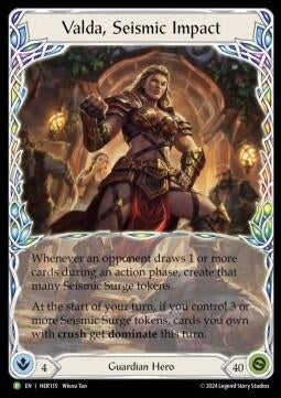Image for Valda, Seismic Impact - HER135 (HER135) (Flesh and Blood: Promo Cards) - Flesh and Blood TCG