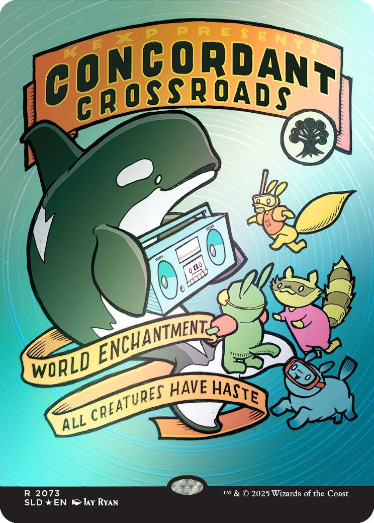 Image for Concordant Crossroads (2073) (Rainbow Foil) (2073) (Secret Lair Drop Series) - Magic: The Gathering