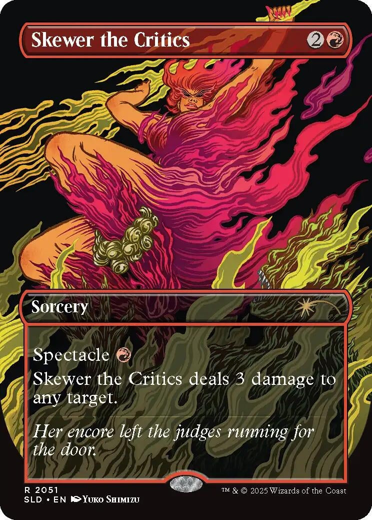 Image for Skewer the Critics (2051) (2051) (Secret Lair Drop Series) - Magic: The Gathering