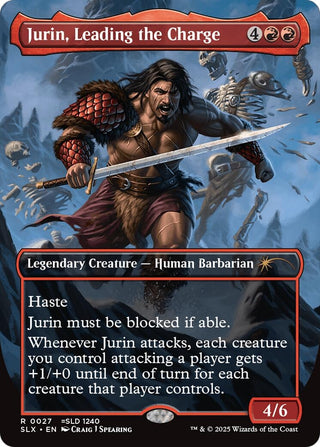 Image for Jurin, Leading the Charge (27) (SLX Cards) - Magic: The Gathering