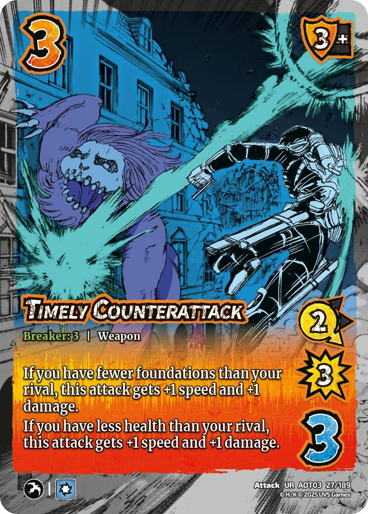 Image for Timely Counterattack (27/189) (Attack on Titan: Apocalypse) - UniVersus