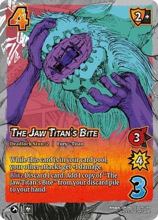 Image for The Jaw Titan's Bite (79/189) (Attack on Titan: Apocalypse) - UniVersus