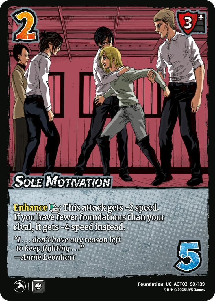 Sole Motivation (90/189) (Attack on Titan: Apocalypse)
