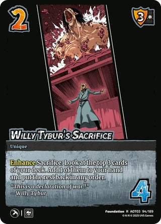 Image for Willy Tybur's Sacrifice (94/189) (Attack on Titan: Apocalypse) - UniVersus
