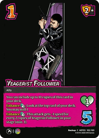 Yeagerist Follower (183/189) (Attack on Titan: Apocalypse)