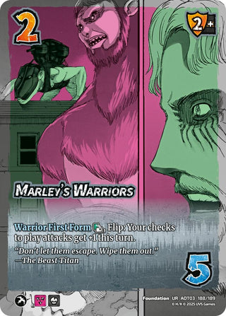 Image for Marley's Warriors (188/189) (Attack on Titan: Apocalypse) - UniVersus