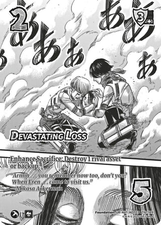 Image for Devastating Loss (Alternate Art) (216/189) (Attack on Titan: Apocalypse) - UniVersus