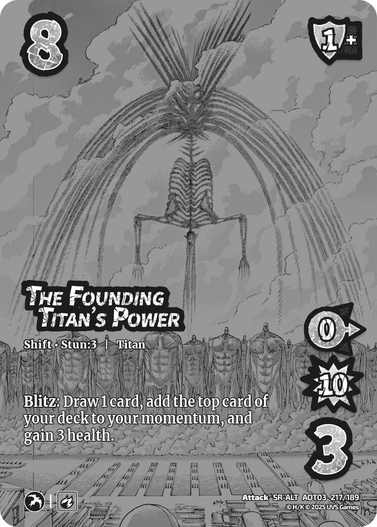 Image for The Founding Titan's Power // Ymir Fritz (Alternate Art) (217/189) (Attack on Titan: Apocalypse) - UniVersus