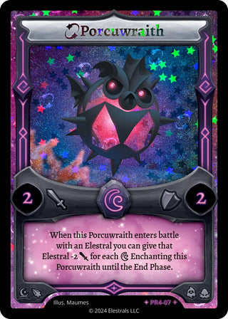 Image for Porcuwraith (Stellar) (PR4-07) (Moonrise Promos) - Elestrals