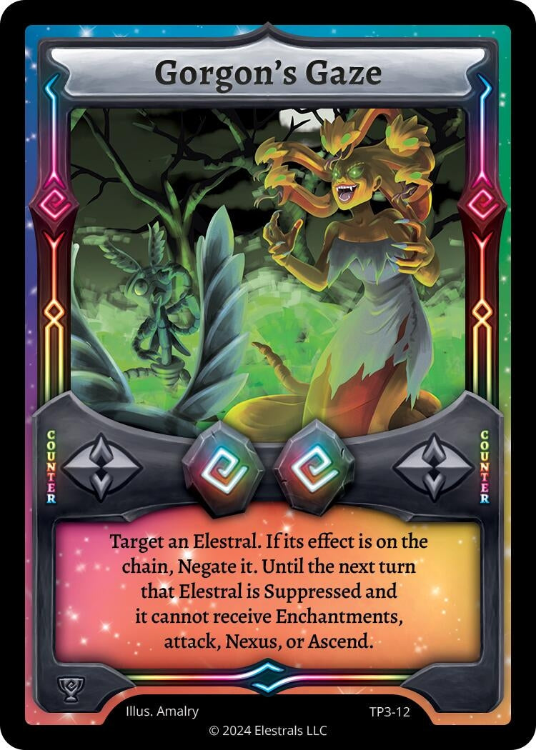 Image for Gorgon's Gaze (TP3-12) (Organized Play Series 3) - Elestrals