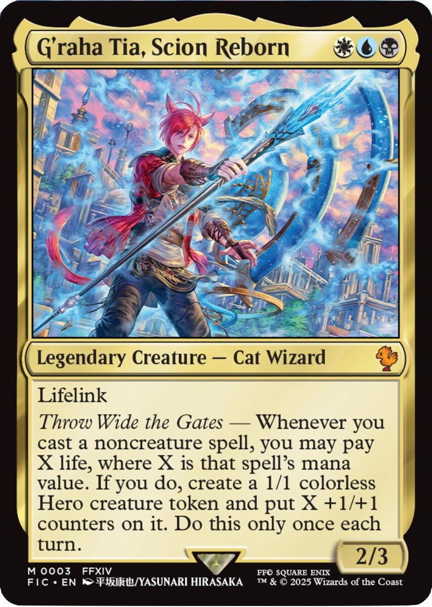 Image for G'raha Tia, Scion Reborn (3) (Commander: FINAL FANTASY) - Magic: The Gathering