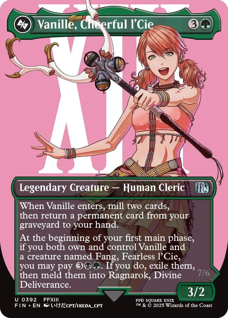 Image for Vanille, Cheerful l'Cie (Borderless) (392) (FINAL FANTASY) - Magic: The Gathering