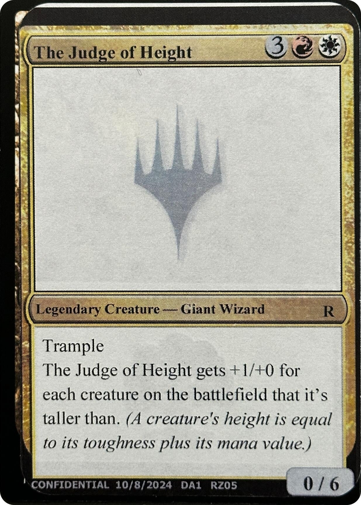 Image for The Judge of Height (Un-Known Event Playtest Cards) - Magic: The Gathering