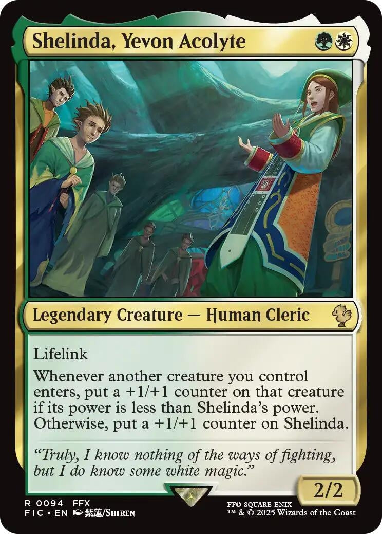 Shelinda, Yevon Acolyte (94) (Commander: FINAL FANTASY)