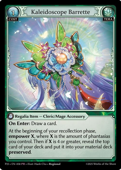 Image for Kaleidoscope Barrette (058) (Promotional Cards) - Grand Archive TCG