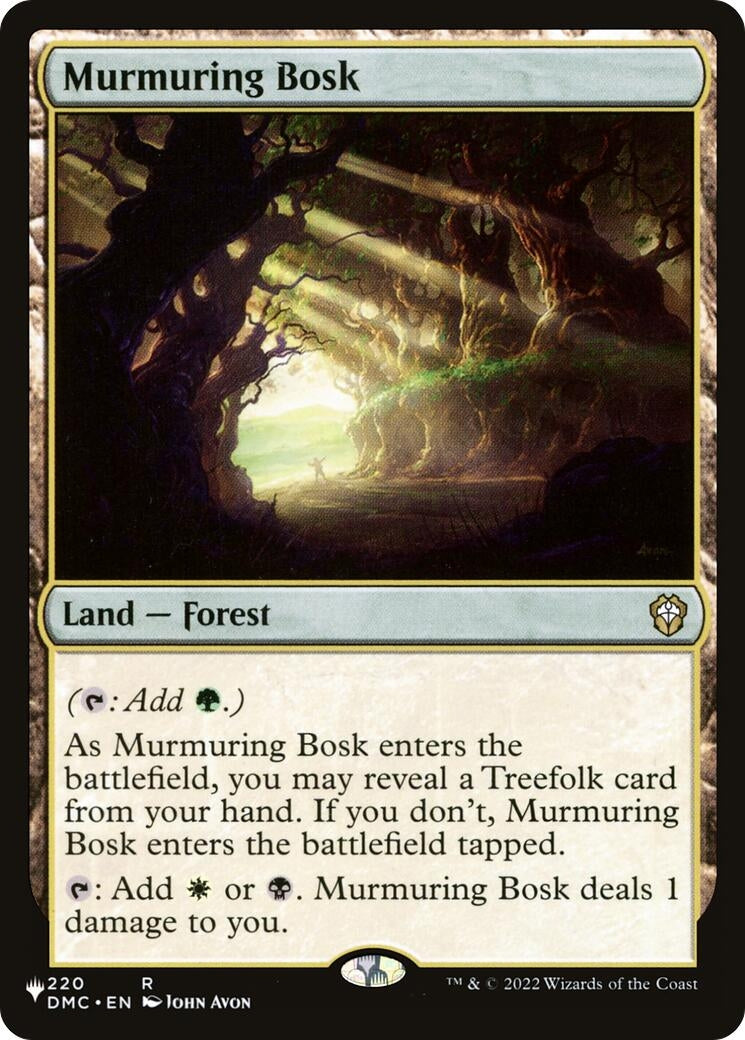 Image for Murmuring Bosk (220) (The List Reprints) - Magic: The Gathering