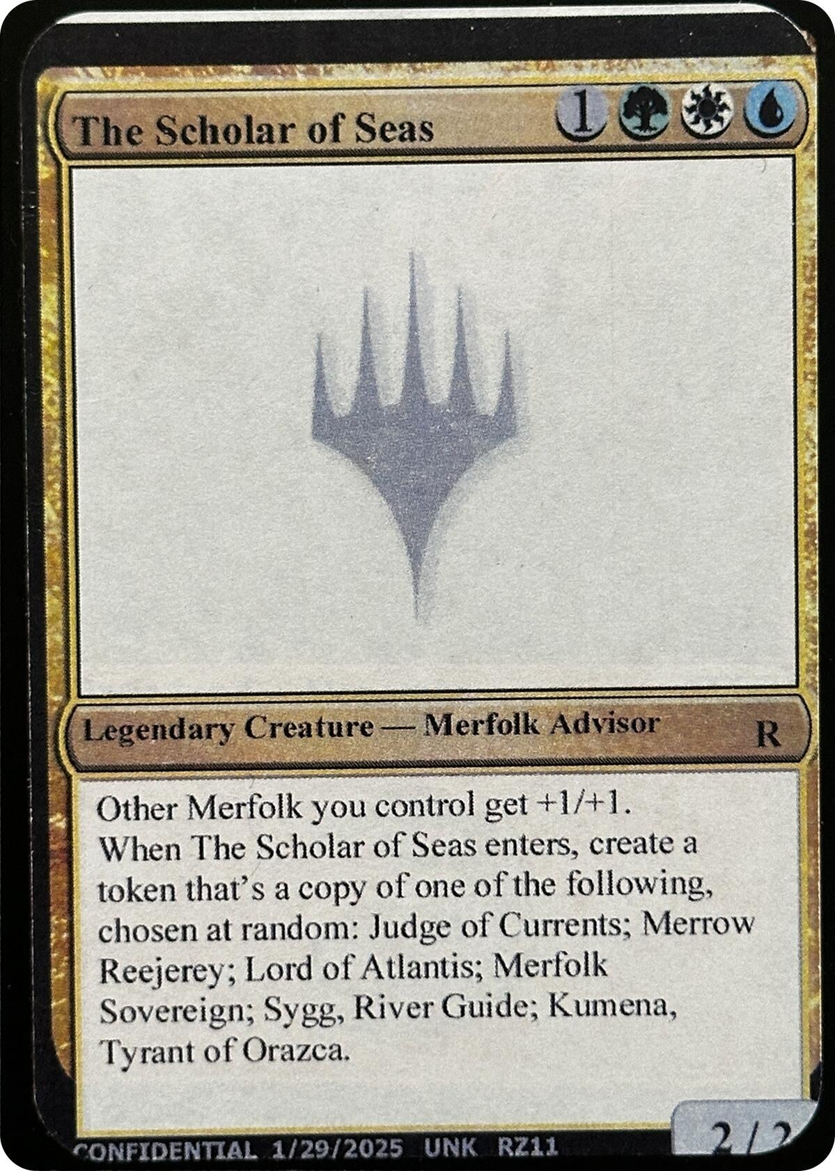 Image for The Scholar of Seas (Un-Known Event Playtest Cards) - Magic: The Gathering