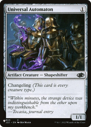 Image for Universal Automaton (J22) (803) (The List Reprints) - Magic: The Gathering