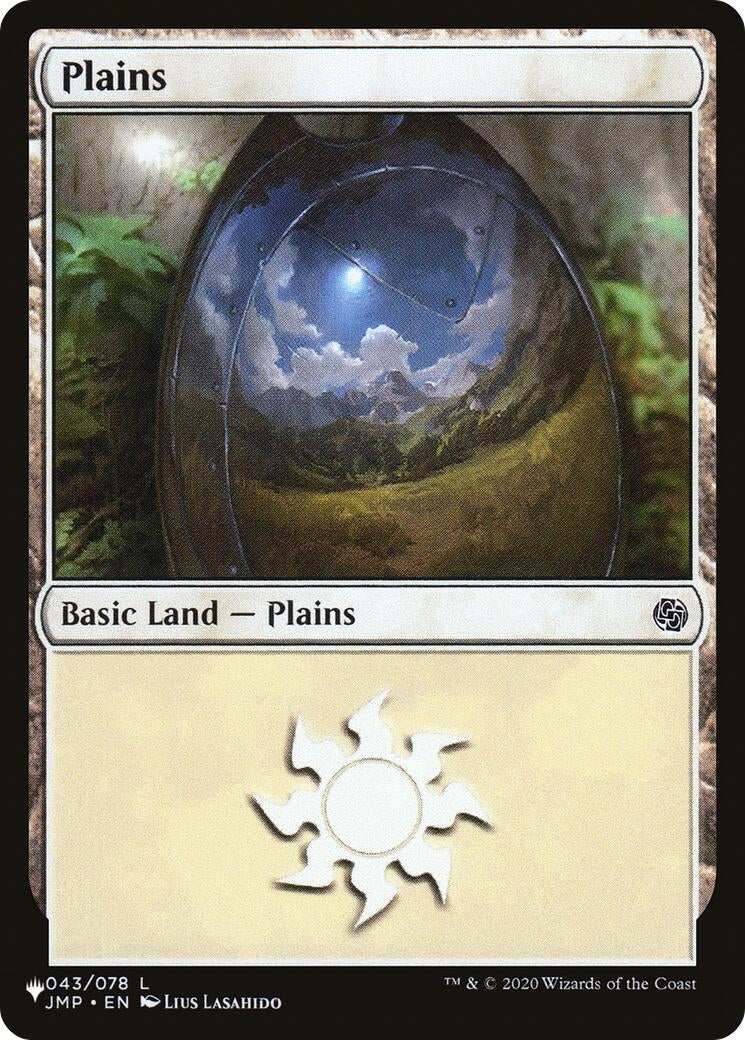 Image for Plains (043) (JMP) (043/078) (The List Reprints) - Magic: The Gathering