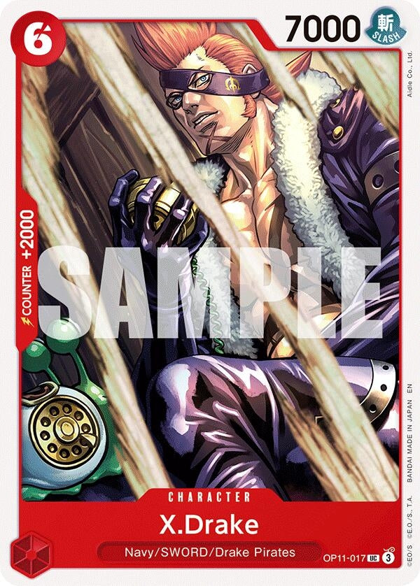 X.Drake (OP11-017) (A Fist of Divine Speed)