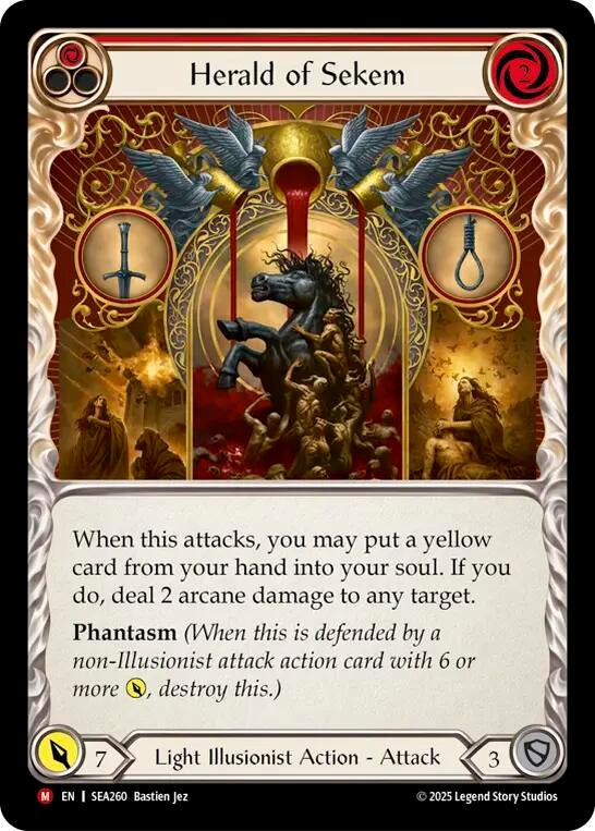 Image for Herald of Sekem (SEA260) (High Seas) - Flesh and Blood TCG