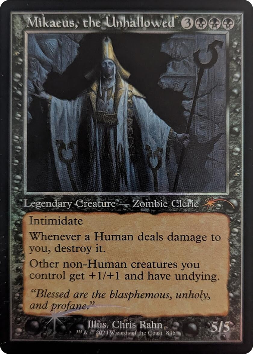 Image for Mikaeus, the Unhallowed (Retro Frame) (846) (Secret Lair Drop Series) - Magic: The Gathering