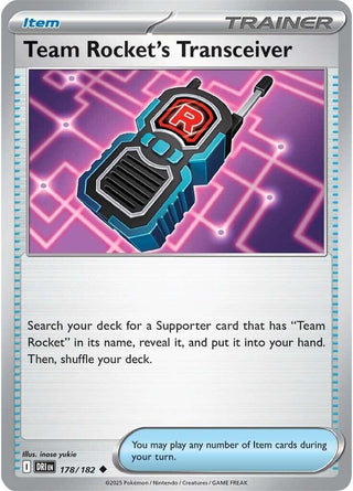 Image for Team Rocket's Transceiver (178/182) (SV10: Destined Rivals) - Pokemon