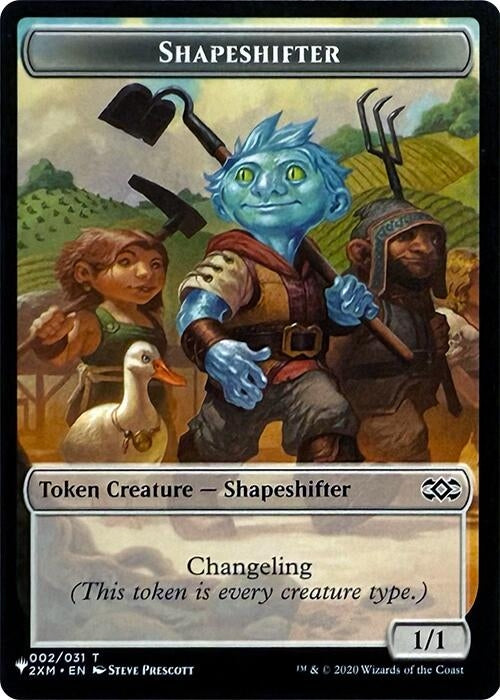 Image for Shapeshifter // Dog Double-Sided Token (2 // 1) (The List Reprints) - Magic: The Gathering