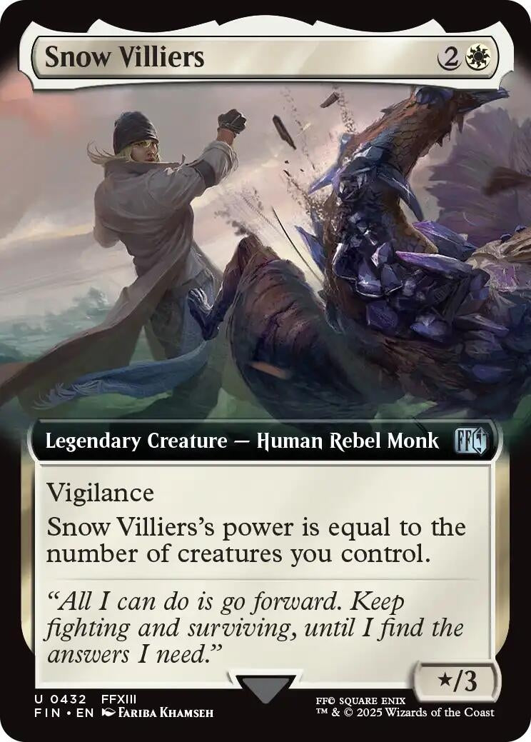 Image for Snow Villiers (Extended Art) (432) (FINAL FANTASY) - Magic: The Gathering