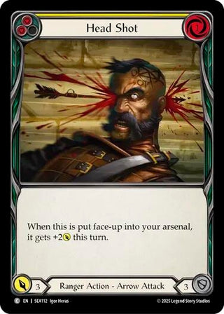 Image for Head Shot (Yellow) (SEA112) (High Seas) - Flesh and Blood TCG