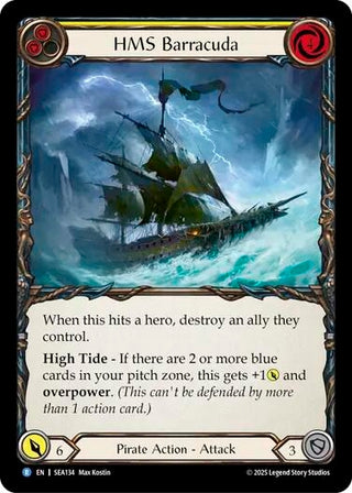 Image for HMS Barracuda (SEA134) (High Seas) - Flesh and Blood TCG