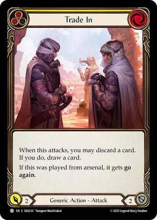 Image for Trade In (Yellow) (SEA233) (High Seas) - Flesh and Blood TCG