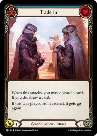 Image for Trade In (Blue) (SEA234) (High Seas) - Flesh and Blood TCG